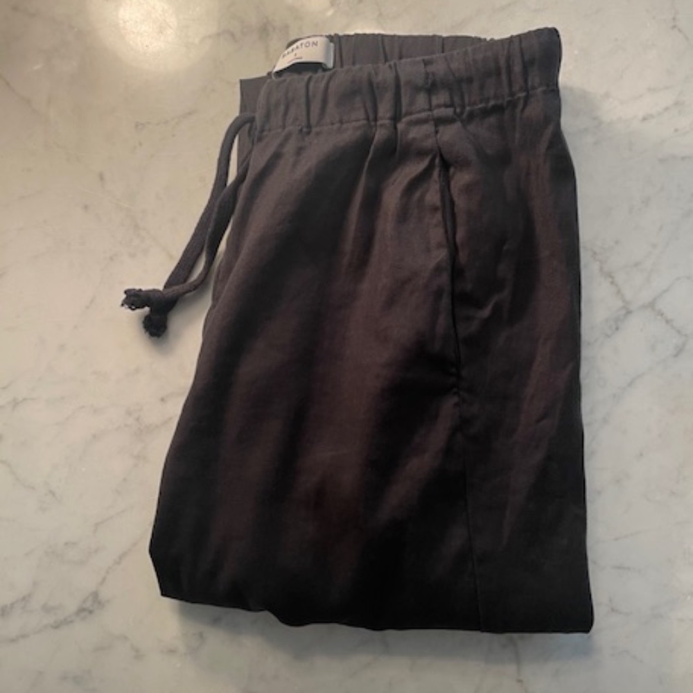 Aritzia Babaton Black Drawstring Pants
